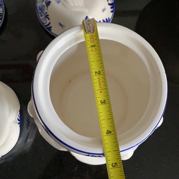 ❤️HOST PICKS❤️Vintage Delft 1984 blue/white Goose canisters - Picture 12 of 15